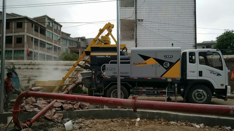 三民重科攪拌車載泵幫他從貨車司機轉變為豪車老板